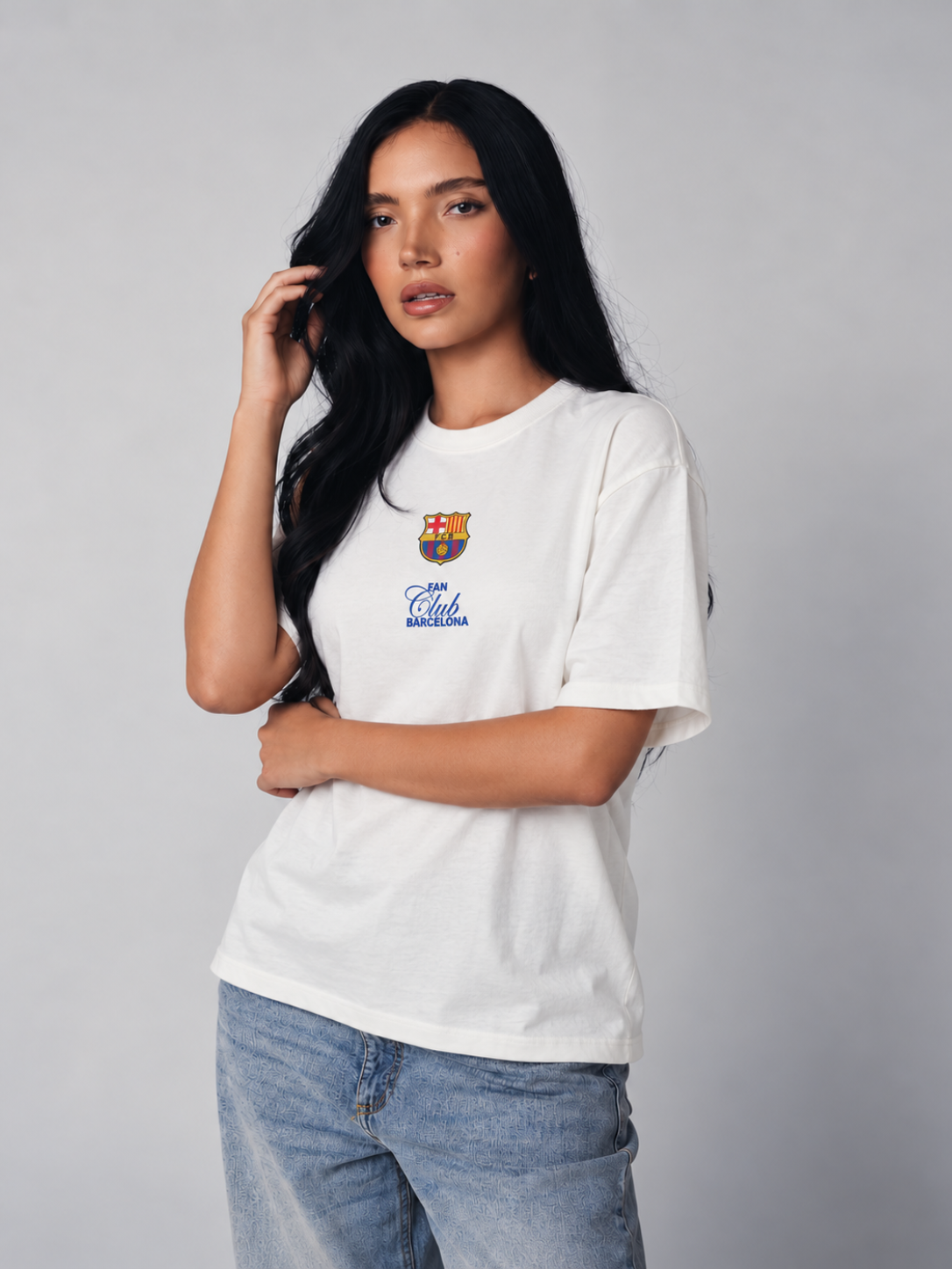 T-shirt Écru Fan Club Barça