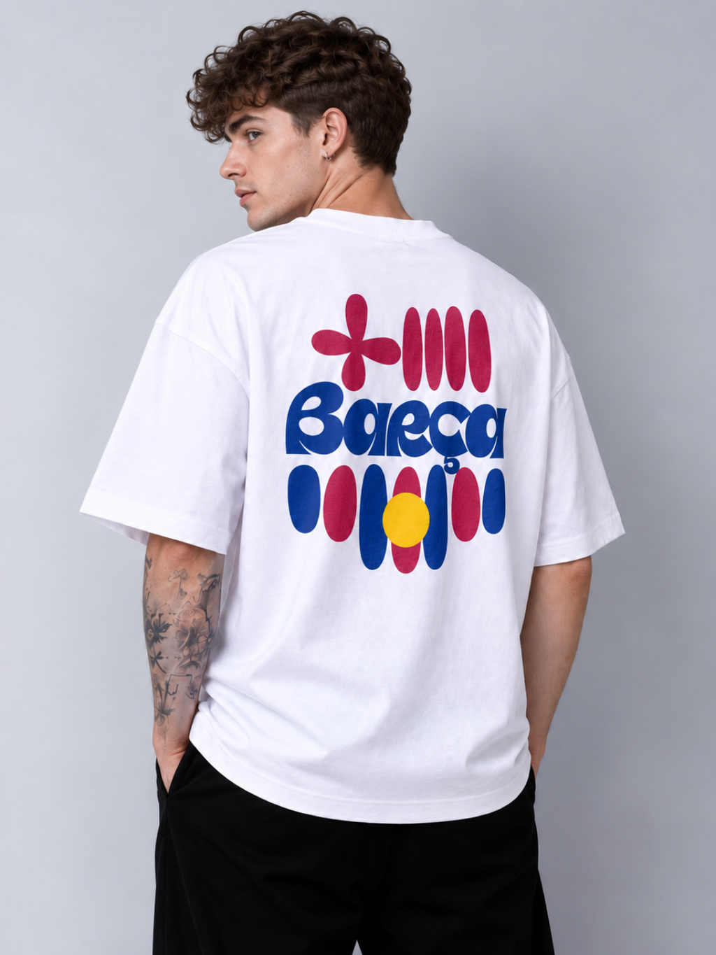 T-shirt Écru Fan Club Barça